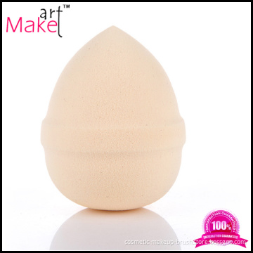Skin Color Hydrophilic Waistline Shape Cosmetic Cleaning Sponge For Beauty